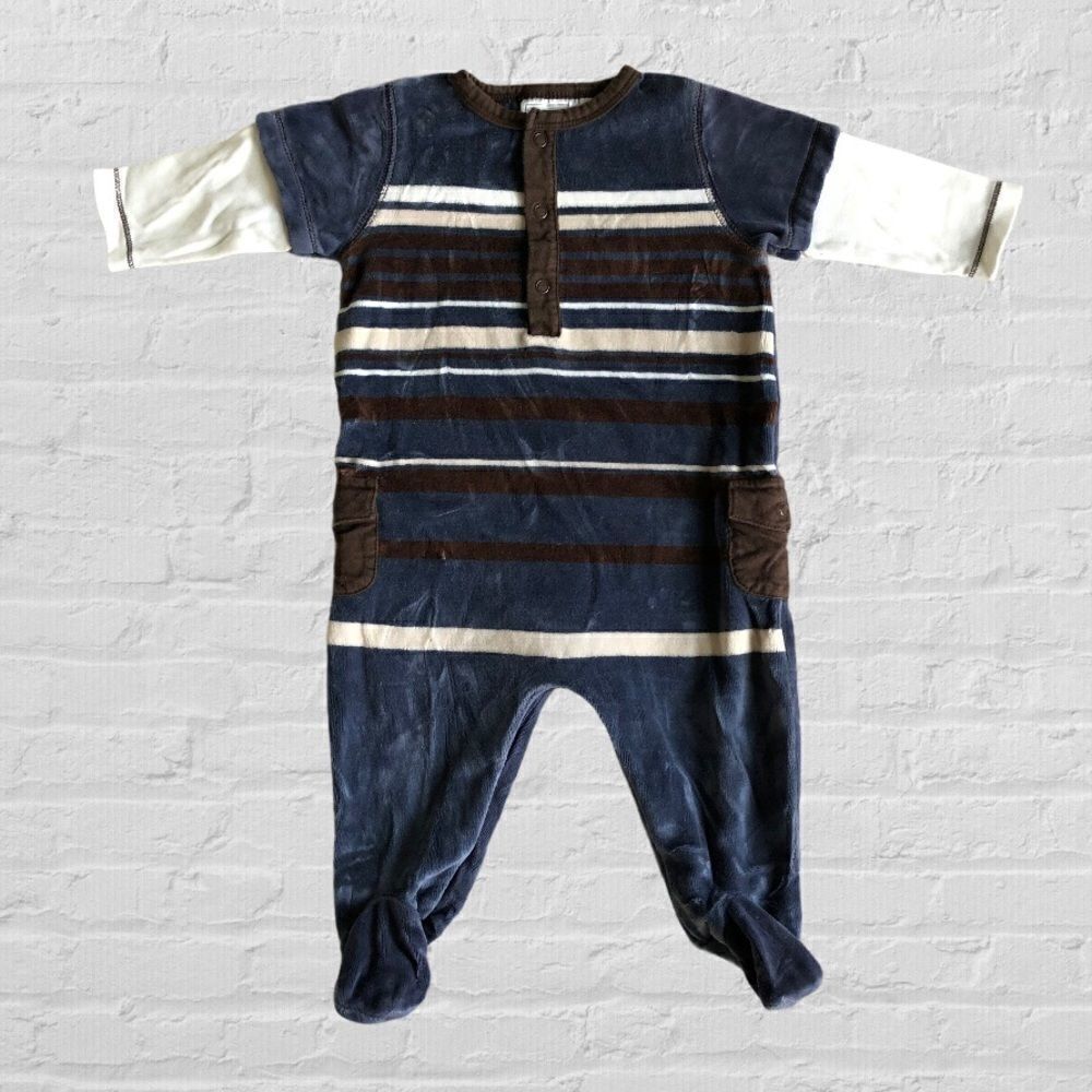 Koala Baby Boutique Velour Long Sleeve Onesie